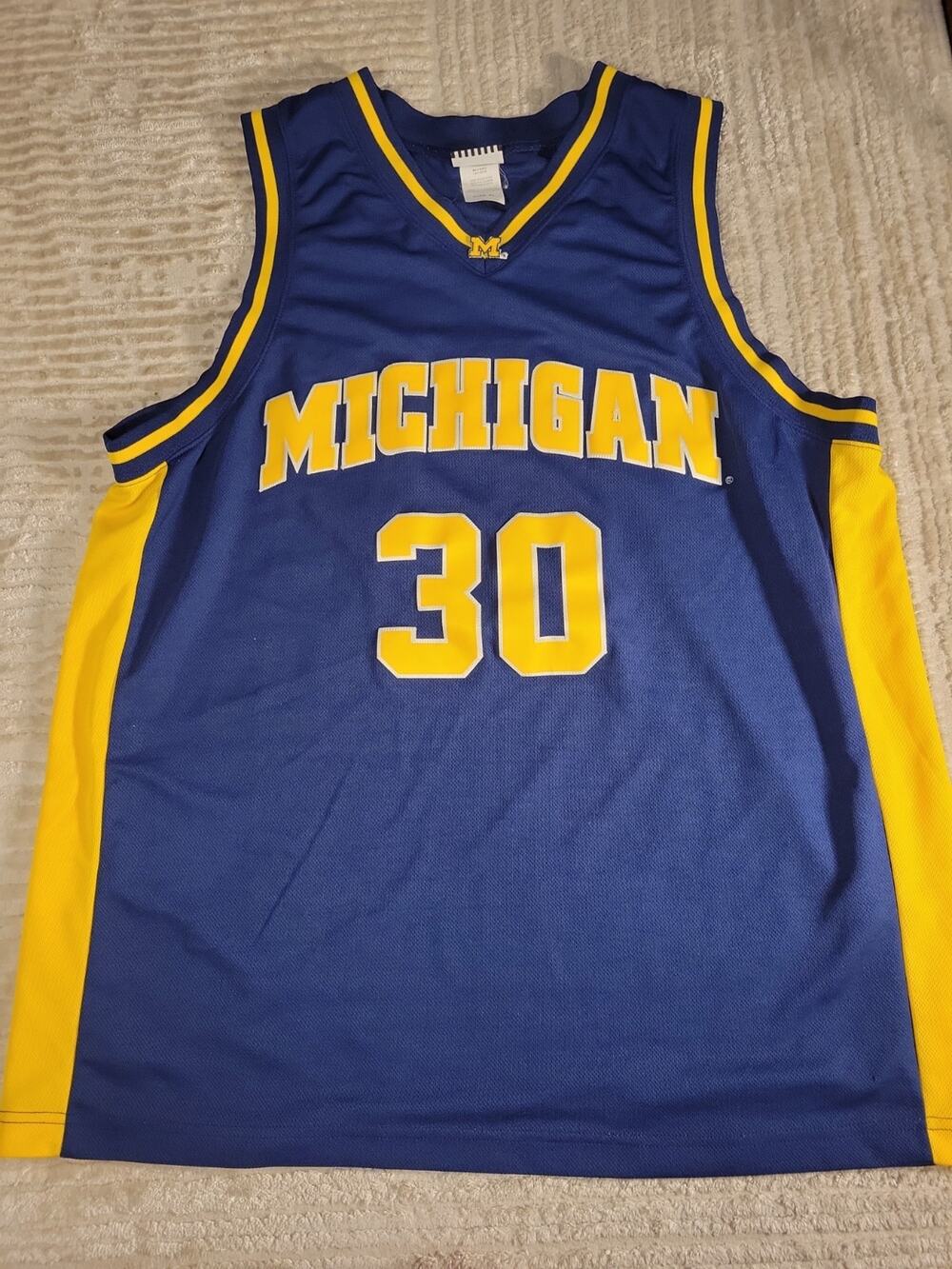 Foot Locker Michigan Wolverines Jersey Mens XL NCAA College Basketbal Adult